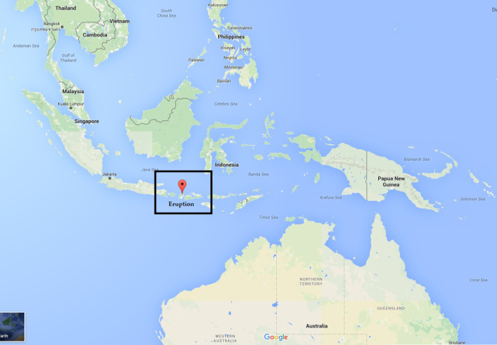 eruption lombok indonesia november 4 2015